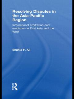 Couverture de l’ouvrage Resolving Disputes in the Asia-Pacific Region