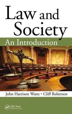 Couverture de l’ouvrage Law and Society