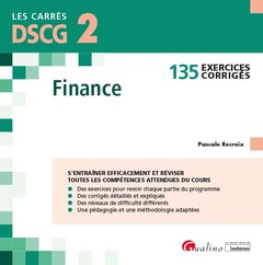 Couverture de l’ouvrage DSCG 2 - Exercices corrigés - Finance