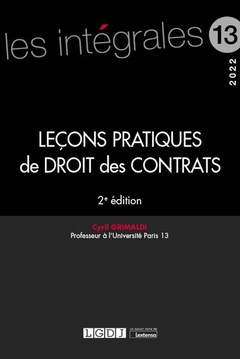 Cover of the book Leçons pratiques de droit des contrats