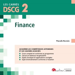 Couverture de l’ouvrage DSCG 2 - Finance