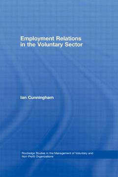 Couverture de l’ouvrage Employment Relations in the Voluntary Sector