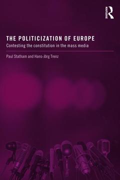 Cover of the book The Politicization of Europe