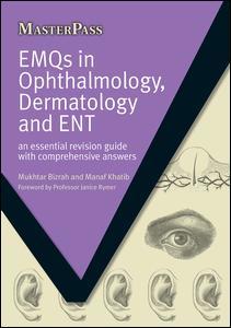 Couverture de l’ouvrage EMQs in Ophthalmology, Dermatology and ENT
