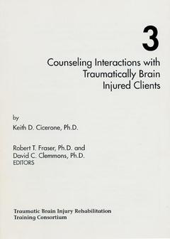 Couverture de l’ouvrage Counseling Interactions with Traumatically Brain Injured Clients