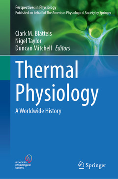 Couverture de l’ouvrage Thermal Physiology