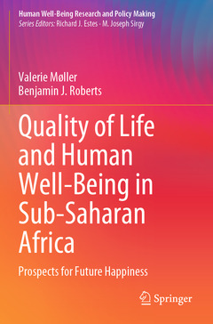 Couverture de l’ouvrage Quality of Life and Human Well-Being in Sub-Saharan Africa