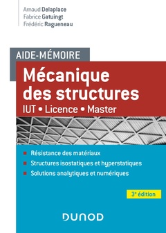 Cover of the book Aide-mémoire Mécanique des structures - 3e éd.
