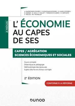Cover of the book L'économie au CAPES de Sciences économiques et sociales - 2e éd.