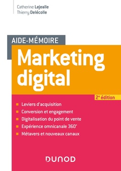 Couverture de l’ouvrage Aide mémoire - Marketing digital - 2e éd.