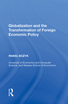 Couverture de l’ouvrage Globalization and the Transformation of Foreign Economic Policy