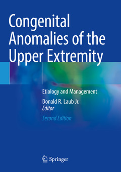 Couverture de l’ouvrage Congenital Anomalies of the Upper Extremity