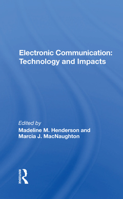 Couverture de l’ouvrage Electronic Communication