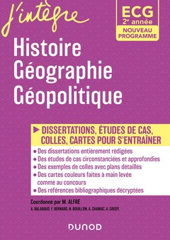 Couverture de l’ouvrage ECG 2 - Histoire Géographie Géopolitique du monde contemporain - Programmes 2021