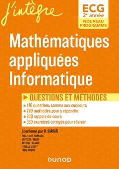 Couverture de l’ouvrage ECG 2 - Mathématiques appliquées, informatique