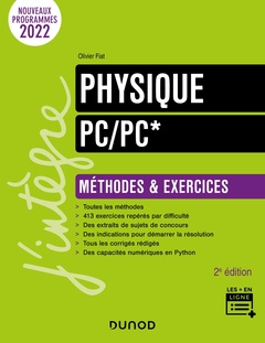 Couverture de l’ouvrage Physique Méthodes et exercices PC/PC* - 2e éd.