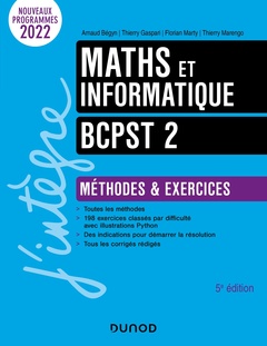 Couverture de l’ouvrage Maths et informatique BCPST 2