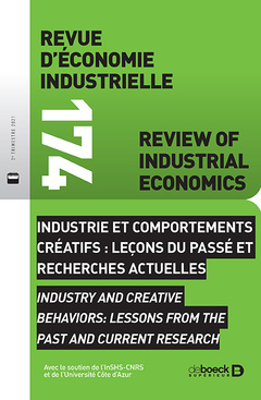 Couverture de l’ouvrage Revue d'économie industrielle 2021/2 - 174 - Industrie et comportements créatifs : leçons du passé e