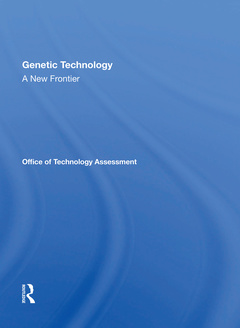 Couverture de l’ouvrage Genetic Technology: A New Frontier