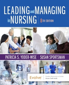 Couverture de l’ouvrage Leading and Managing in Nursing