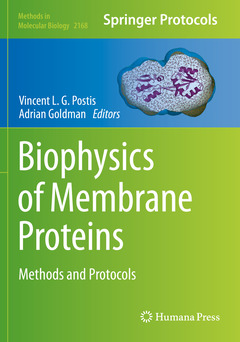 Couverture de l’ouvrage Biophysics of Membrane Proteins