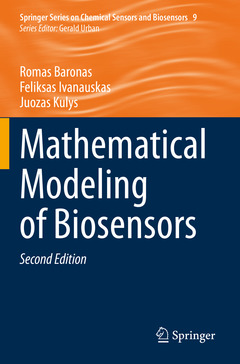 Couverture de l’ouvrage Mathematical Modeling of Biosensors