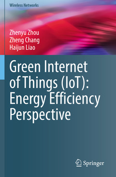 Couverture de l’ouvrage Green Internet of Things (IoT): Energy Efficiency Perspective