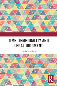 Couverture de l’ouvrage Time, Temporality and Legal Judgment