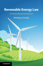 Couverture de l’ouvrage Renewable Energy Law