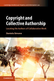 Cover of the book Copyright and Collective Authorship