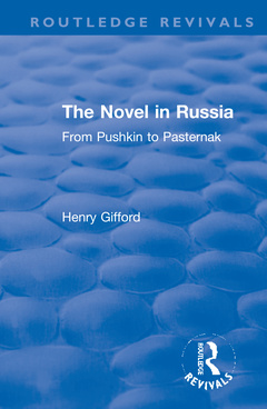 Couverture de l’ouvrage The Novel in Russia