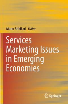 Couverture de l’ouvrage Services Marketing Issues in Emerging Economies