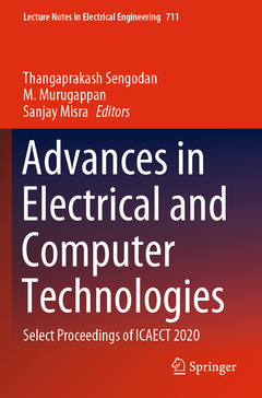 Couverture de l’ouvrage Advances in Electrical and Computer Technologies