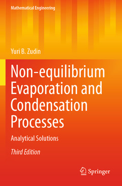 Couverture de l’ouvrage Non-equilibrium Evaporation and Condensation Processes