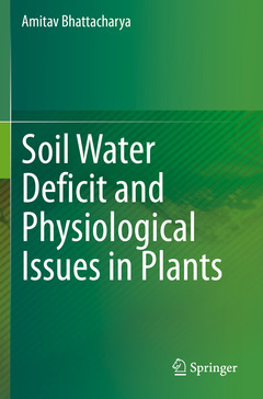 Couverture de l’ouvrage Soil Water Deficit and Physiological Issues in Plants