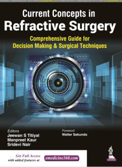 Couverture de l’ouvrage Current Concepts in Refractive Surgery