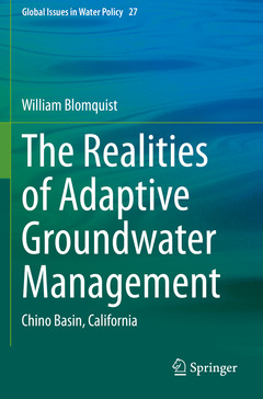 Couverture de l’ouvrage The Realities of Adaptive Groundwater Management