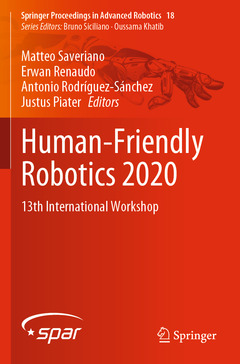 Couverture de l’ouvrage Human-Friendly Robotics 2020