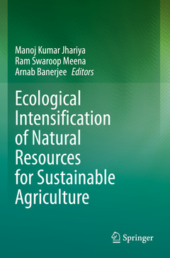 Couverture de l’ouvrage Ecological Intensification of Natural Resources for Sustainable Agriculture 