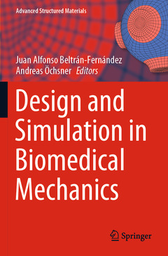 Couverture de l’ouvrage Design and Simulation in Biomedical Mechanics