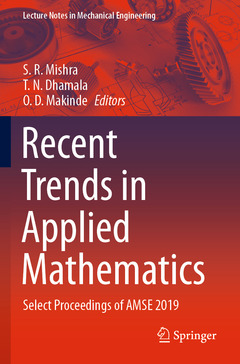 Couverture de l’ouvrage Recent Trends in Applied Mathematics 