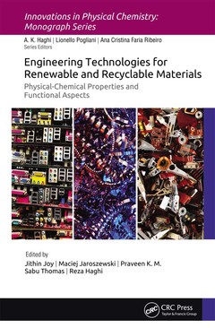 Couverture de l’ouvrage Engineering Technologies for Renewable and Recyclable Materials