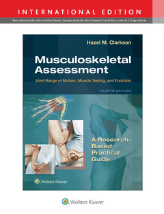 Couverture de l’ouvrage Musculoskeletal Assessment
