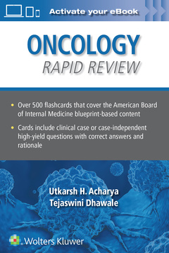 Couverture de l’ouvrage Oncology Rapid Review Flash Cards