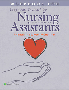 Couverture de l’ouvrage Workbook for Lippincott Textbook for Nursing Assistants