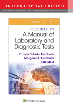 Couverture de l’ouvrage Fischbach's A Manual of Laboratory and Diagnostic Tests