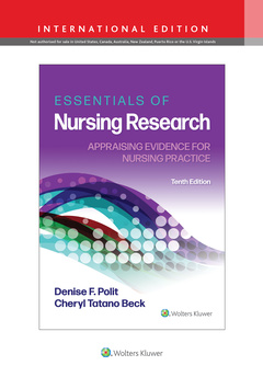 Couverture de l’ouvrage Essentials of Nursing Research