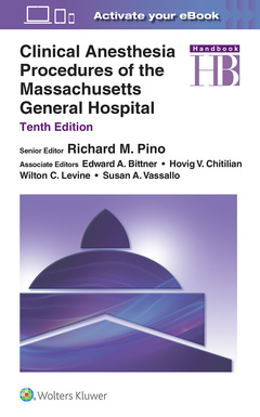 Couverture de l’ouvrage Clinical Anesthesia Procedures of the Massachusetts General Hospital