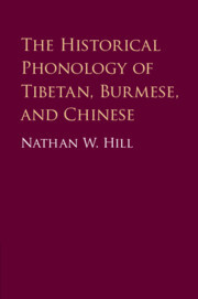 Cover of the book The Historical Phonology of Tibetan, Burmese, and Chinese