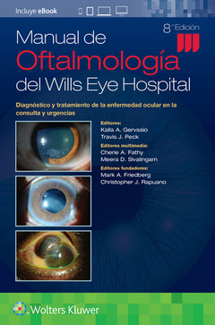 Couverture de l’ouvrage Manual de Oftalmología del Wills Eye Hospital